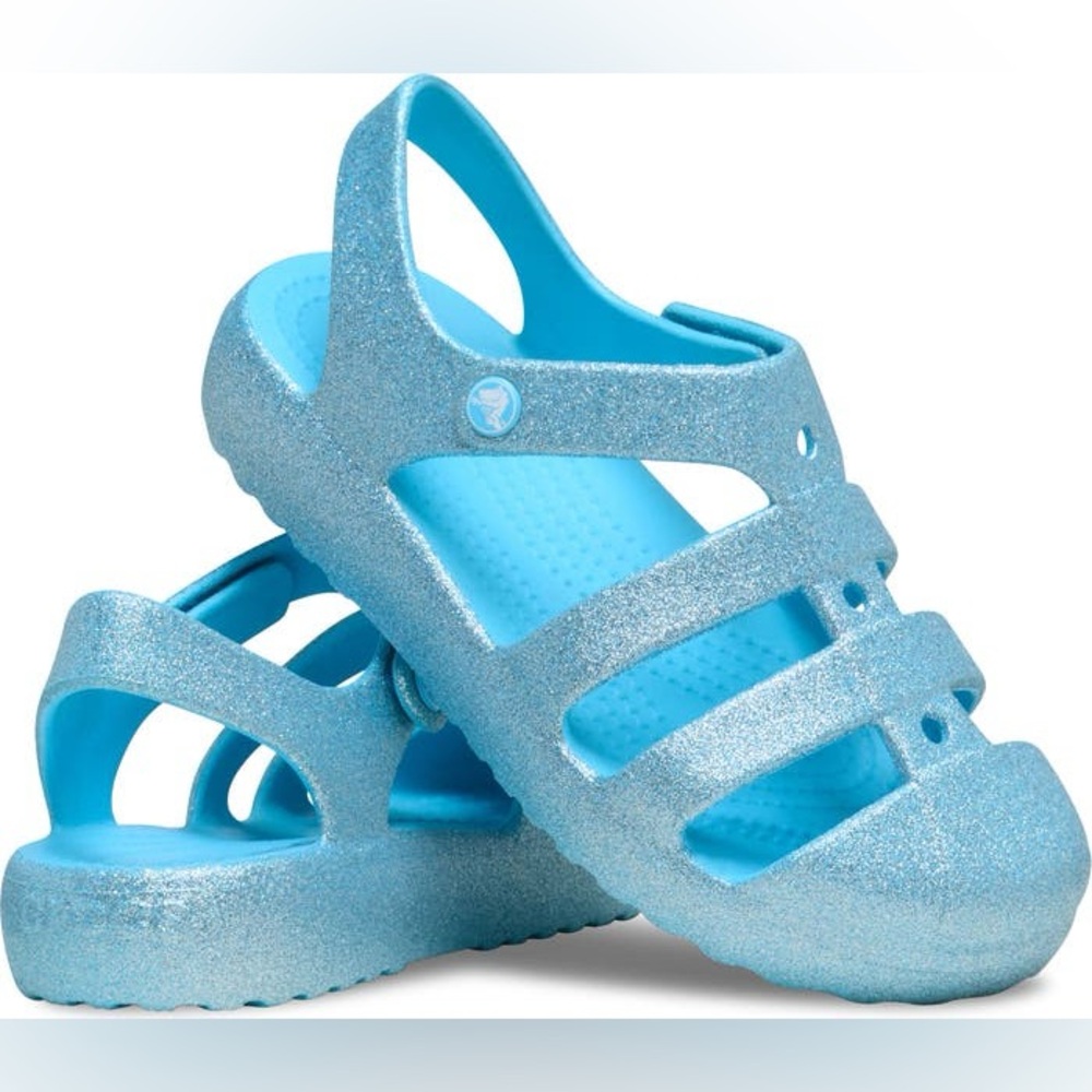 Crocs Kids Classic Fisherman Glittermistt, Size 7 & 8
